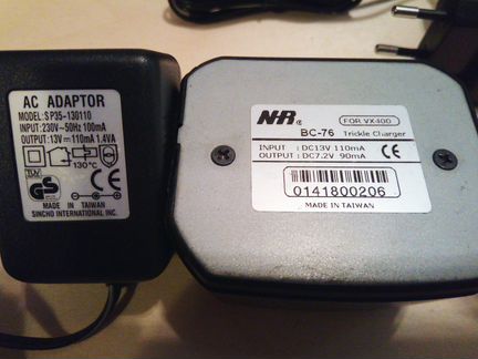 Yaesu, vertex зарядное устройство