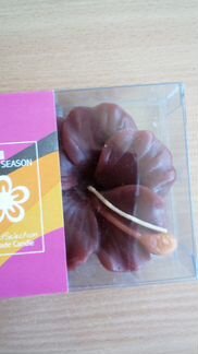 Набор из 2 свечей-орхидей Таиланд (новый,в коробке