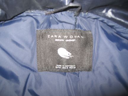 Зимнее пальто zara woman