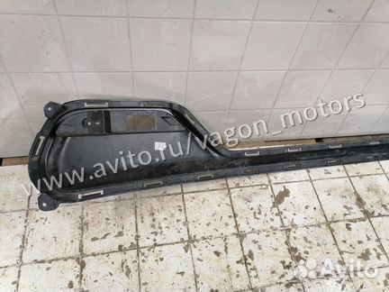 Накладка бампера задняя Kia Ceed 2 Дорестайлинг