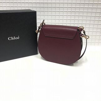 Бордовая Chloe Tess Хлое Сумка Клатч на ремне