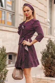 Gepur платье в горошек на запах