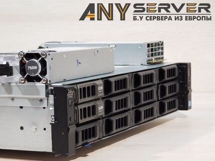 Сервер Dell R720xd 2x E5-2697v2 128Gb H710 12x3.5