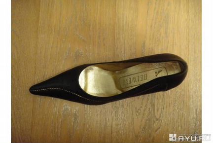 Новые кожаные черные туфли Белвест р. 38-39