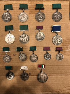 Всхв медаль, знак, серебро