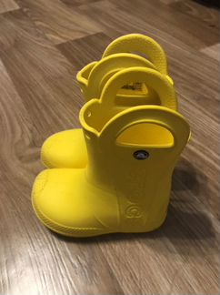 Детские резиновые сапоги crocs