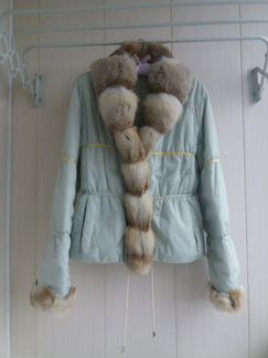 Куртка с натуральным мехом. 44разм