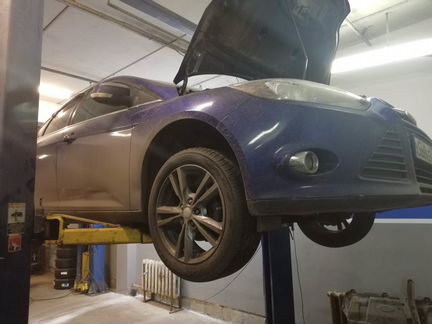 Замена катализатора на пламегаситель, гофра. Аргон