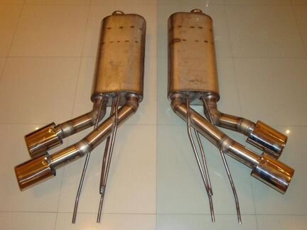 Выхлопная система амг брабус на мерседес G463 W463