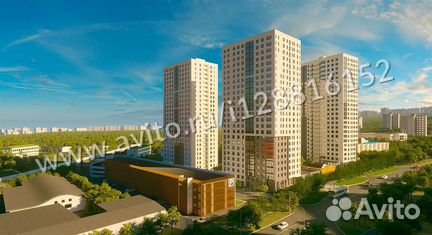 1-к квартира, 30.7 м², 1/25 эт.
