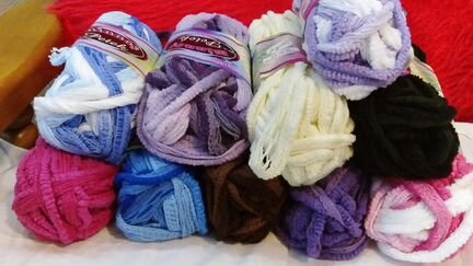 Пряжа петек для шарфиков, 20 м., 100 гр