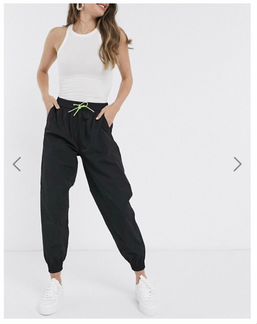 Черные джоггеры ASOS design