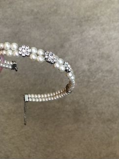 Колье под жемчуг