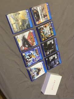 PS4 PRO два геймпада игры на дисках