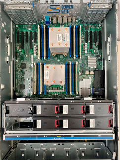 HP ML350 Gen9 8SFF 2x E5-2630v4 128 GB