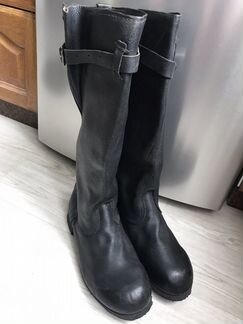 Сапоги яловые 41-45 с большим подъёмом и голенищем