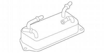 Оригинальный радиатор АКПП Porsche Panamera 971