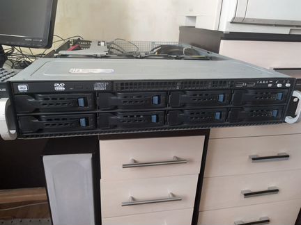 Сервер asus RS520-E6/xeon E5630/24GB