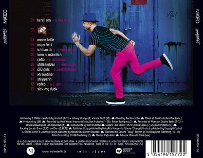 Mateo - Unperfekt (2014, CD) (ex Culcha Candela)