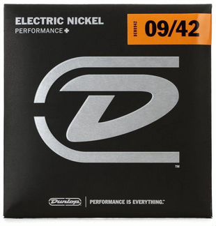 Струны для электрогитары 09-42 Dunlop DEN0942