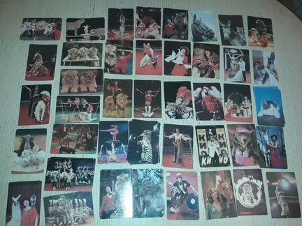 Календарики, коллекция цирк 1982г