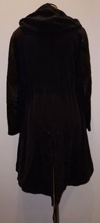 Парка с кожаными рукавами allsaints р.М оригинал