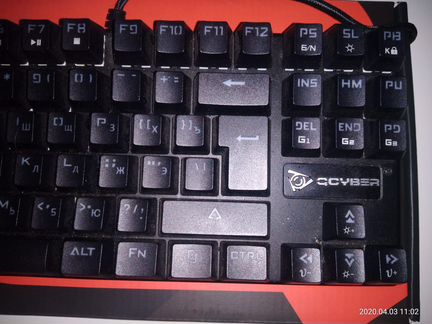 Игровая Клавиатура Qcyber dominator TKL