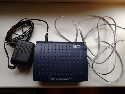 Модем (DSL/Ethernet) ZTE модель ZX DSL 831All