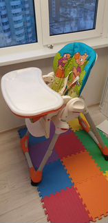 Стул для кормления детский стульчик Chicco Polly