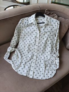 Рубашка balenciaga С принтом BB