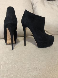 Zanotti ботильоны замшевые