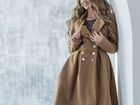 Утепленное женское пальто, размер S