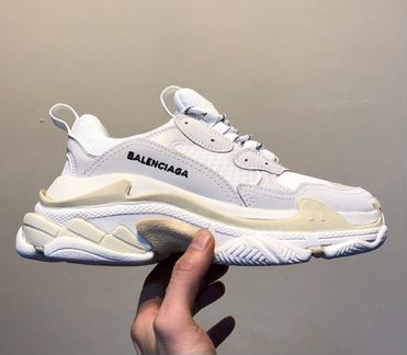 Кроссовки balenciaga triple-s s.gomma white