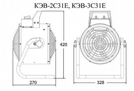 Тепловентилятор Тепломаш кэв-2С31