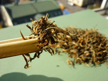 Красный чай Золотые Ворсинки из Дянь Си 50 гр