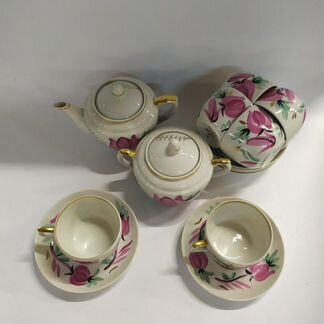 Сервиз чайный дфз Вербилки тюльпаны