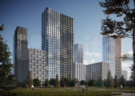 2-к квартира, 41.4 м², 22/30 эт.