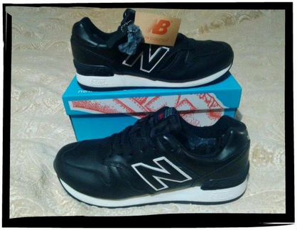 Натуральная кожа New Balance мужские кроссовки