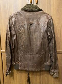 Кожаная куртка мужская пилот