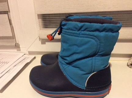 Crocs сапоги детские демисезонные