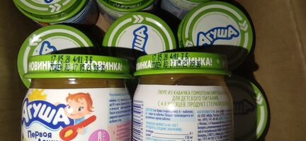 Пюре Агуша кабачок