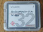 Compact flash card canon 32 мб