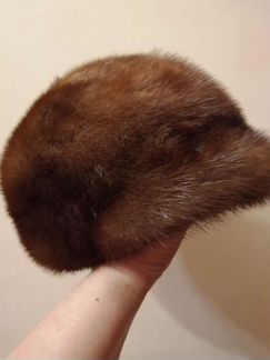 Шапка норковая женская