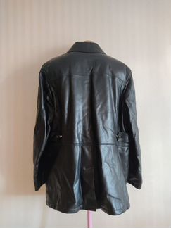 Продам кожаный плащ/пальто/куртка GF Ferre. Оригин