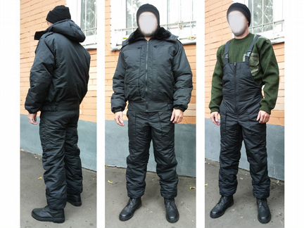 Костюм охранника утепленный