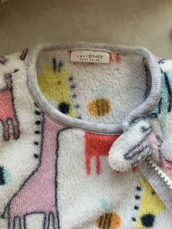 Флисовый комбинезон Next 74 размер