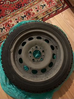 Зимнее колесо с шипованной шиной hankook 195/55R16