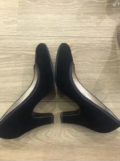 Туфли замшевые женские