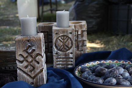 Новогодние подсвечники. Дерево