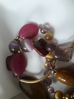 Украшение, бусы, ожерелье, камни